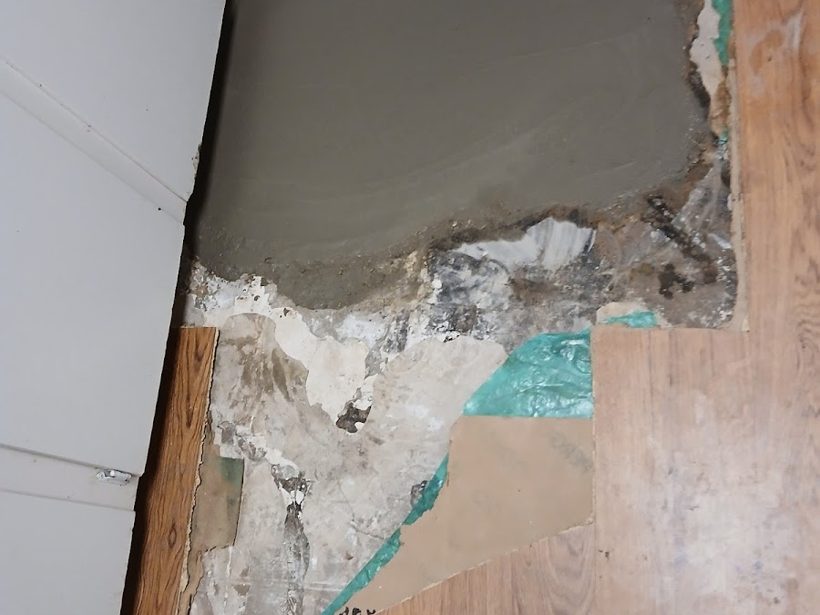 In-wall leak located and repaired